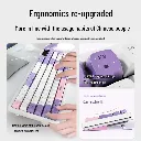Founder KM650 Wired Gaming Keyboard and Mouse Set – ( Arabic - English key ) _ Light Purple.webp