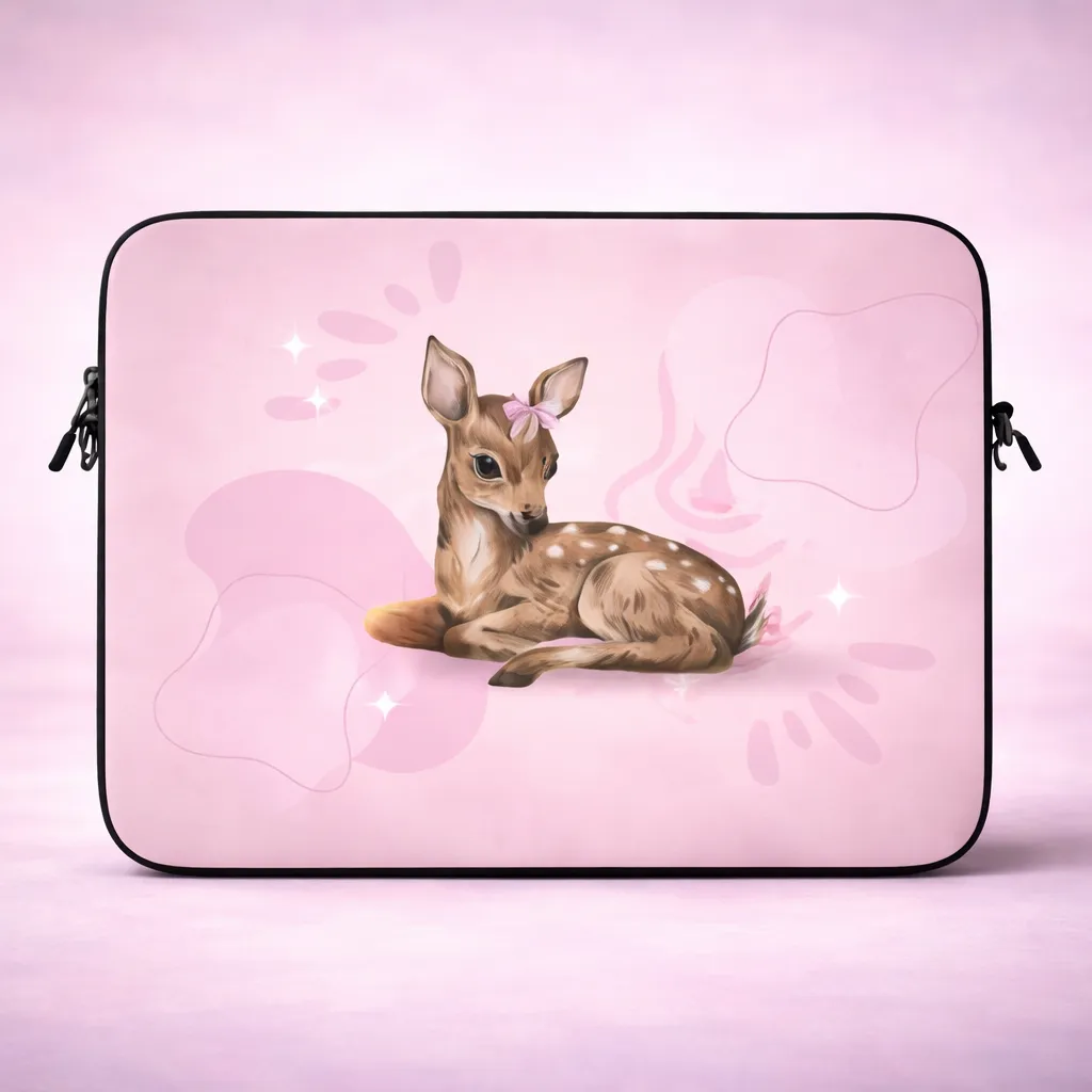 Laptop Sleeve - Cute Deer (12 inch)