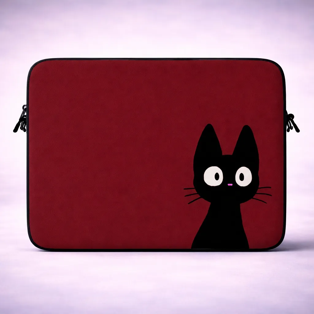 Laptop Sleeve - Black Cat