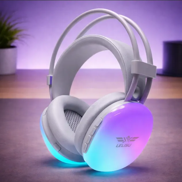 LELISU LS-857 Wireless Headphones, Fashion Design, High Sound Quality, High-speed Bluetooth, White