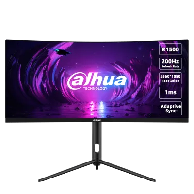 Dahua DHI-LM30-E330CA - 30 Inch Curved Gaming Monitor  – WFHD 2560×1080, 200Hz, VA, 1500R