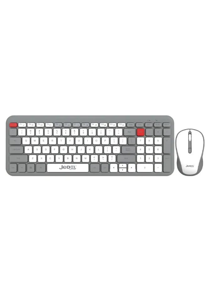 WS739 Dual Mode Wireless Keyboard & Mouse Combo, Bluetooth + 2.4GHz Connectivity,