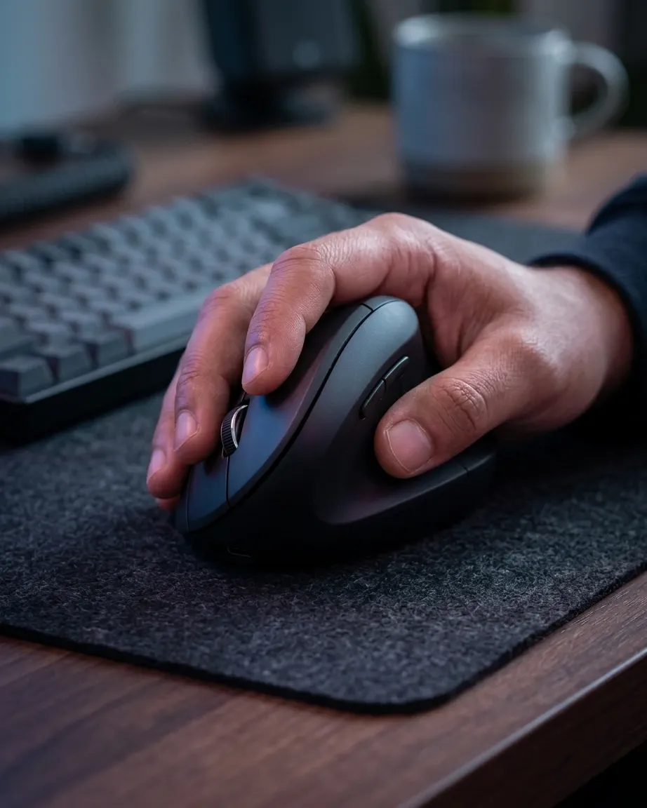 Mouse_GEMAX_G5000_Vertical_Wirless & Bluetooth_Charging