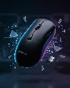 Gigamax G-1100 USB Mouse - Rechargeable Bluetooth Wireless Mouse (Bluetooth 5.2 & USB Receiver), for Laptop/Desktop/Tablet (Black)