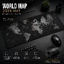 World Map Mouse Pad 70 x 30cm