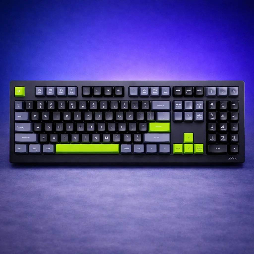 Aigo FG108 108-Key Full-Size Mechanical Feel Wired Keyboard