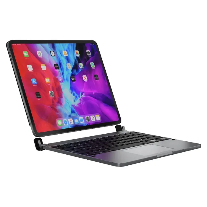 Brydge BRYTP6022, 12.9 Pro+ Wireless Keyboard For iPad Pro Trackpad and Magnetic Cover - Gray