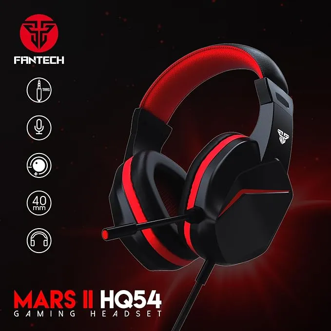 FANTECH HQ54 MARS II Lightweight Gaming Headset - Black