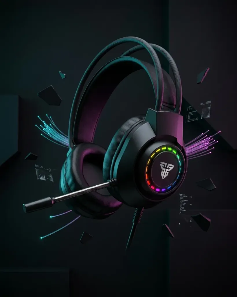 Fantech PORTAL HQ55 RGB Gaming Headphone