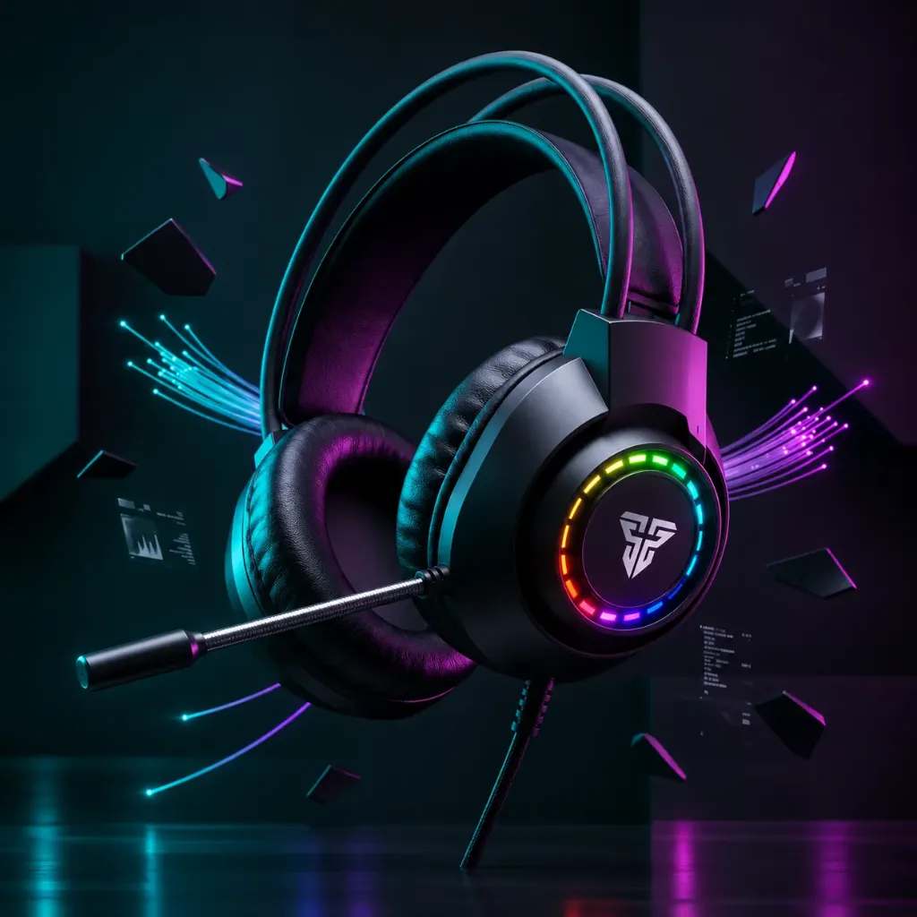 Fantech PORTAL HQ55 RGB Gaming Headphone