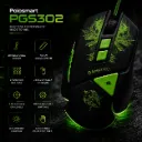 Polosmart PGS302 - Wired LED Programmable Weighted 7200DPI Gaming Mouse Black