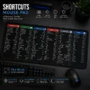 Shortcuts Mouse Pad 70 x 30cm