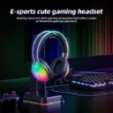 Onikuma X29 Gaming Headset, Wired PC Headset with Microphone, RGB Lighting