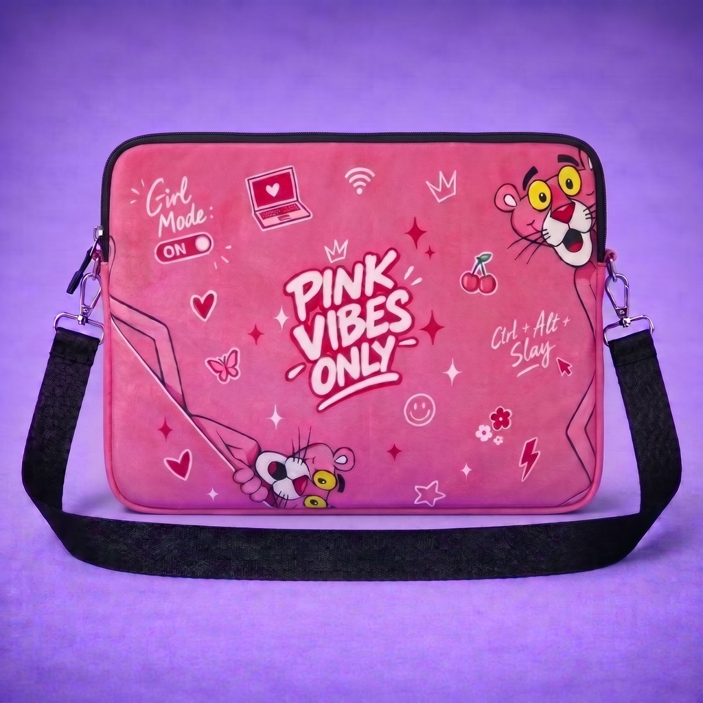 Pink Vibes Laptop Sleeve (14 inch)
