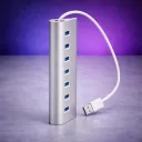 USB HUB 3.0, High Speed Data Transfer USB HUB 7 Multi USB Data Port, USB HUB Splitter (7 Port)